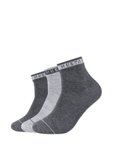 Męskie Skarpety Mustang Dark Grey Mix 3 pack MU32018 – 9703